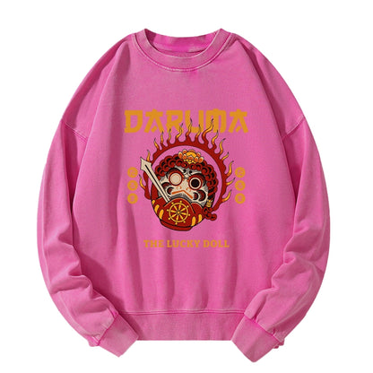 Tokyo-Tiger The Lucky Doll Washed Sweatshirt