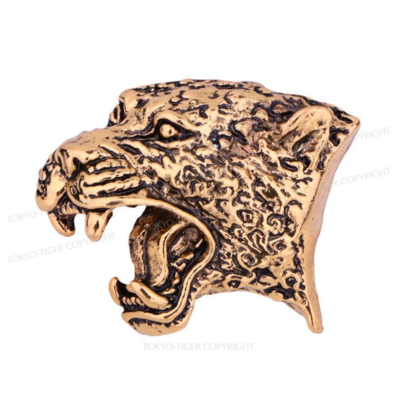 Tokyo-Tiger Vintage Leopard Head Pin