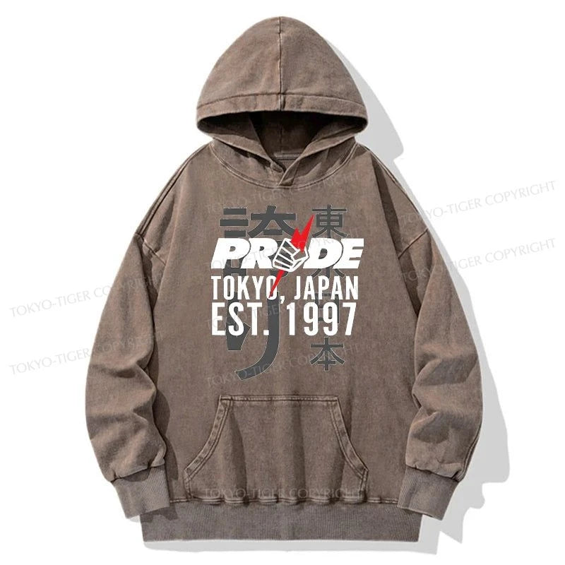 Tokyo-Tiger Pride FC Tokyo Japan Washed Hoodie