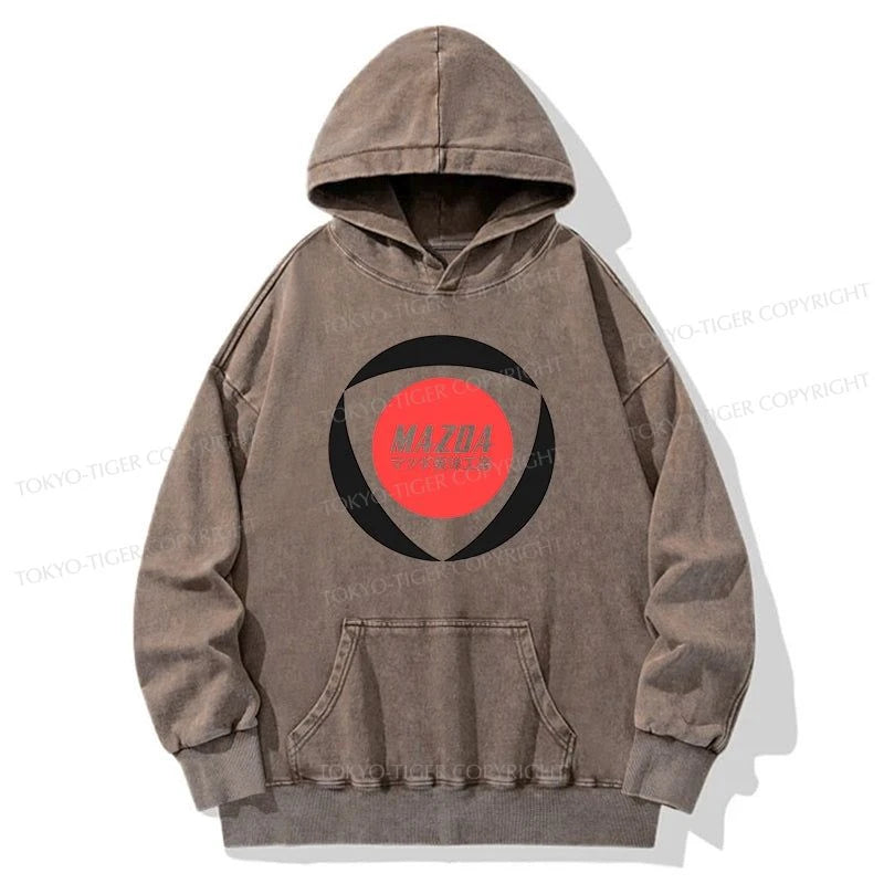 Tokyo-Tiger Rotary Japan Car Washed Hoodie