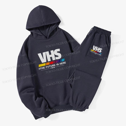 Tokyo-Tiger VHS Japanese Fleece Lined Hoodie Set