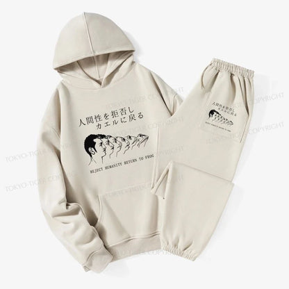 Tokyo-Tiger Return To Frog Fleece Lined Hoodie Set