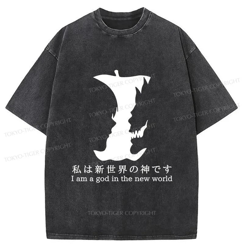 Tokyo-Tiger Death Note Logo Washed T-Shirt