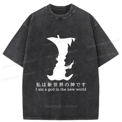 Tokyo-Tiger Death Note Logo Washed T-Shirt