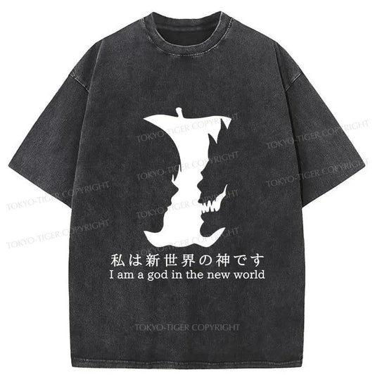 Tokyo-Tiger Death Note Logo Washed T-Shirt