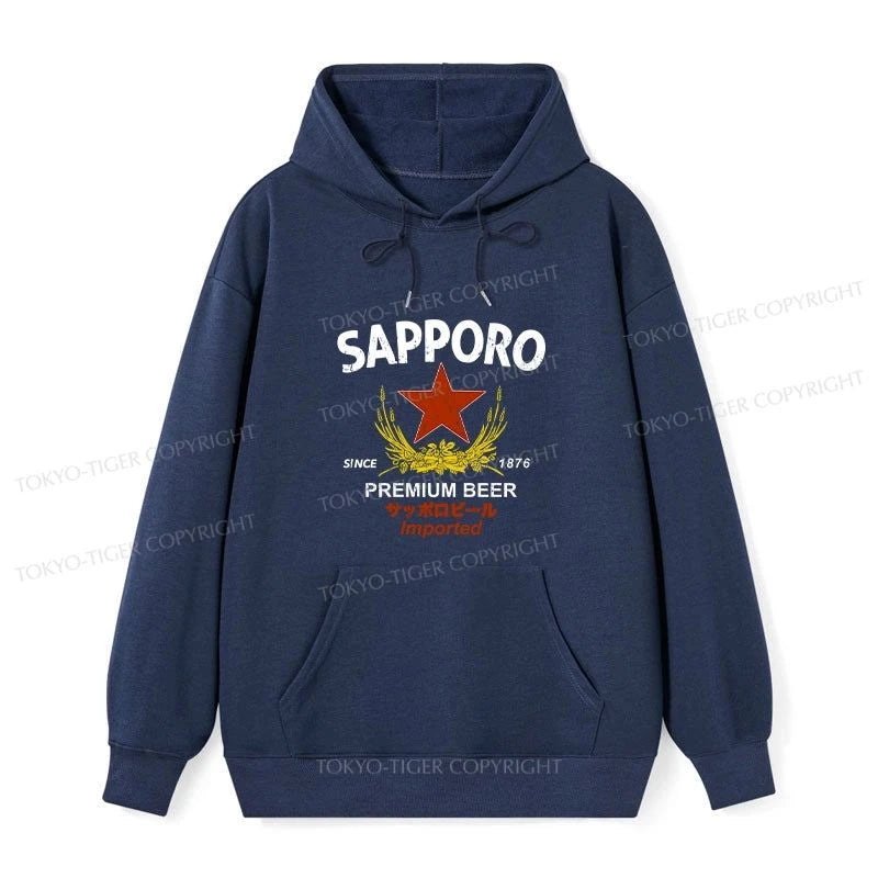 Tokyo-Tiger Sapporo Beer Essential Classic Hoodie