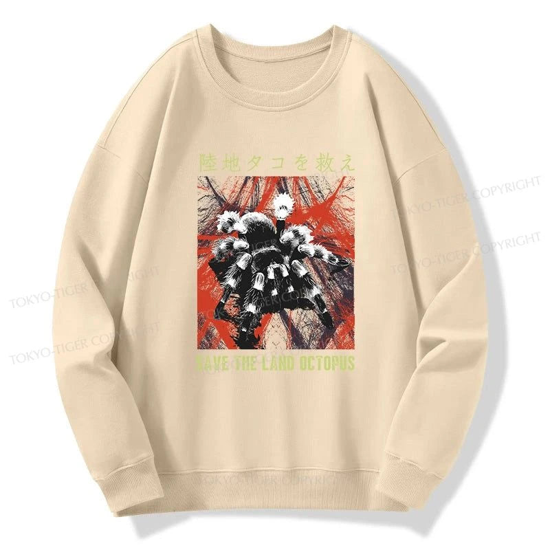 Tokyo-Tiger Real Scary Spiders Sweatshirt