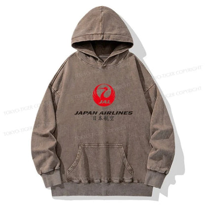 Tokyo-Tiger Japan Airlines Washed Hoodie