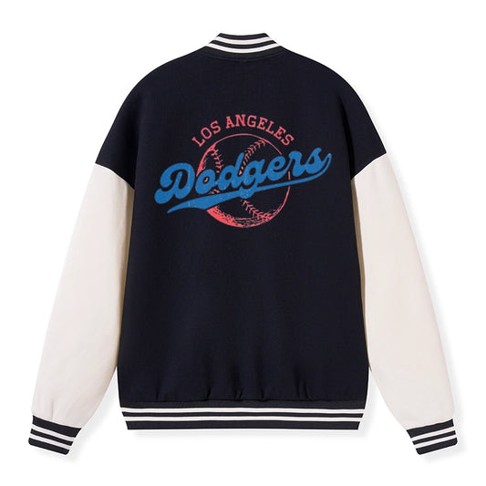 Tokyo-Tiger Ohtani 17-Retro-Dodgers Embroidery Varsity Jacket