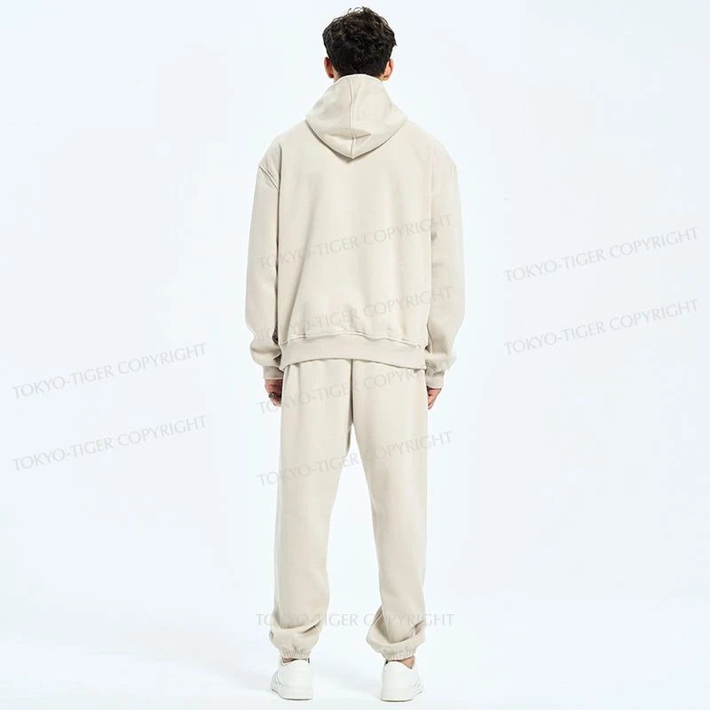 Tokyo-Tiger I'm Going To Get Serious Tomorrow Fleece Lined Hoodie Set