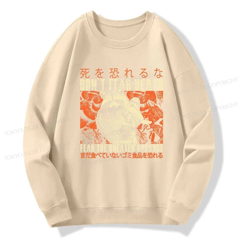 Tokyo-Tiger Timid Raccoon Japanese Sweatshirt