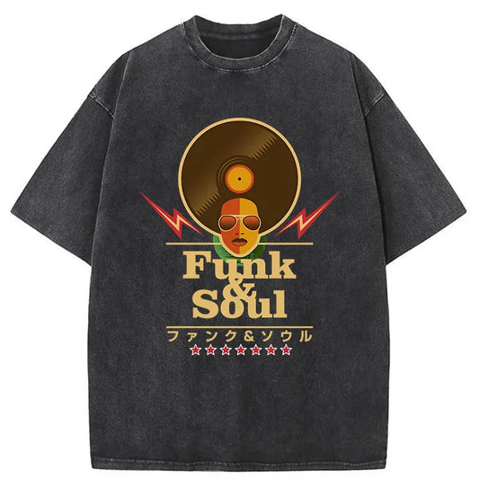 Tokyo-Tiger Funk Soul Music Japan Washed T-Shirt