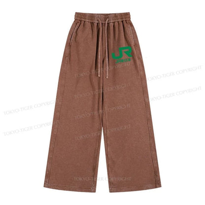 Tokyo-Tiger East Japan Railway Company Washed Sweatpants