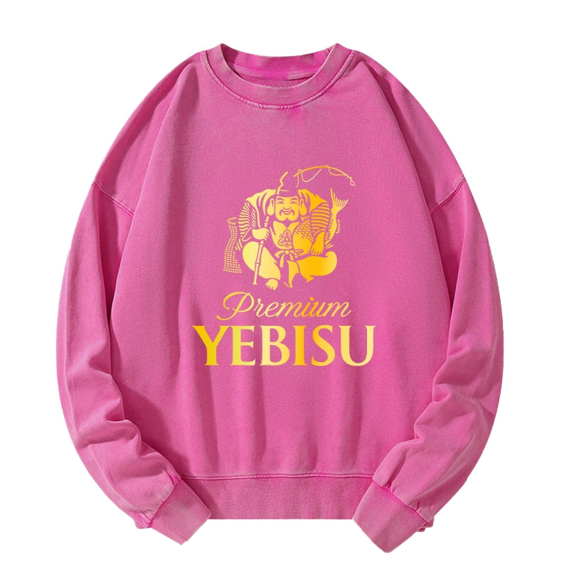 Tokyo-Tiger Yebisu Beer Golden Washed Sweatshirt