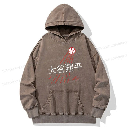 Tokyo-Tiger Shohei Ohtani Japanese Washed Hoodie