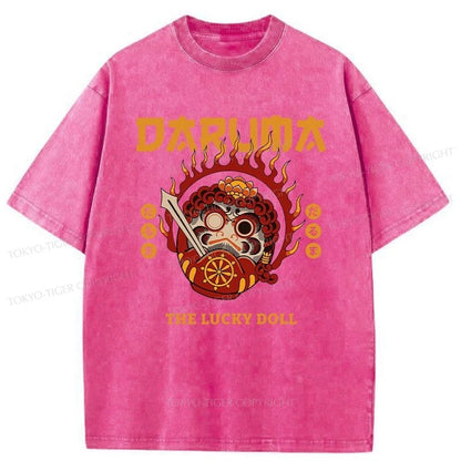 Tokyo-Tiger The Lucky Doll Washed T-Shirt