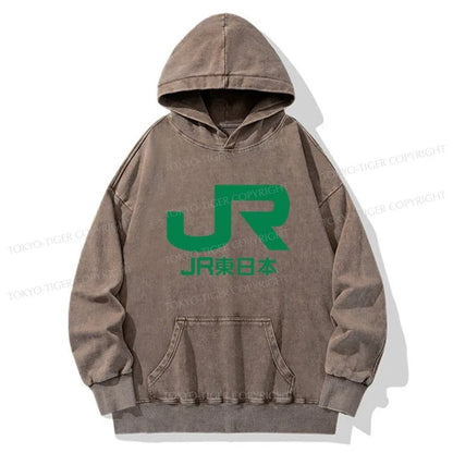 Tokyo-Tiger East Japan Railway Company Washed Hoodie