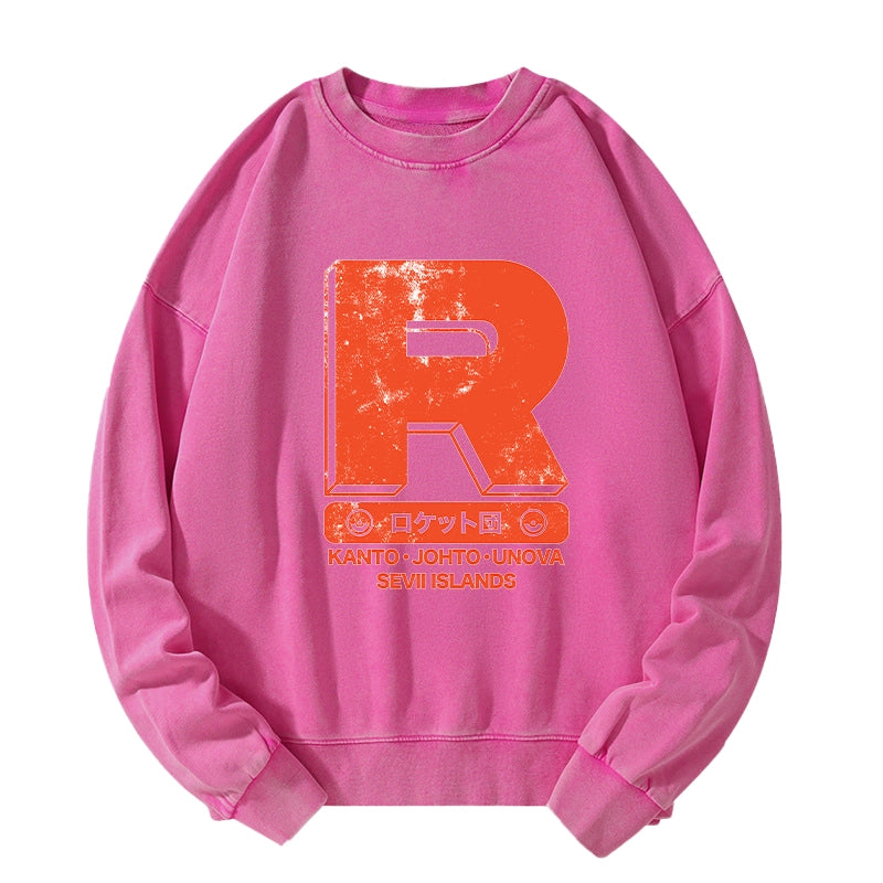 Tokyo-Tiger Team Rocket Japanese Washed Sweatshirt