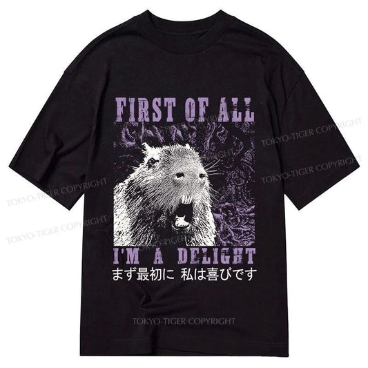 Tokyo-Tiger First Of All I'm A Delight Classic T-Shirt