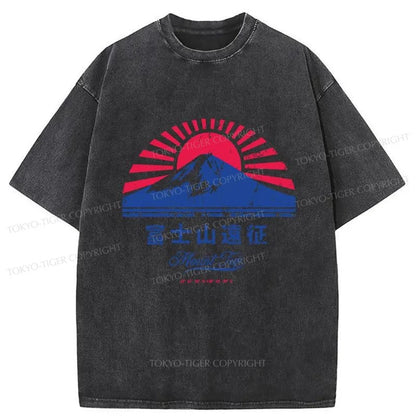 Tokyo-Tiger Mount Fuji Expedition Washed T-Shirt