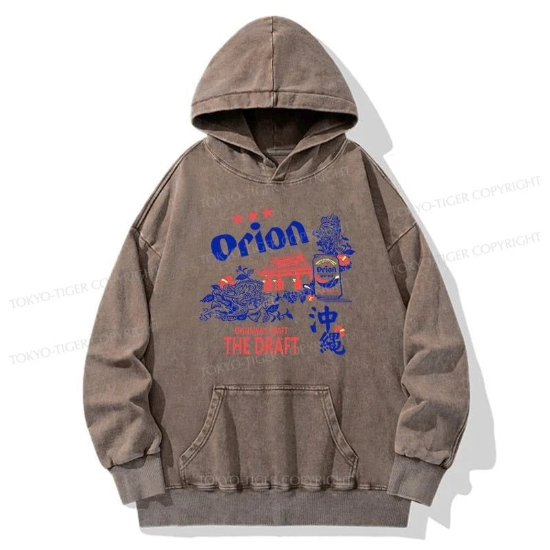 Tokyo-Tiger Orion Beer With Okinawa Washed Hoodie