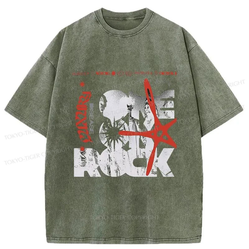 Tokyo-Tiger One Ok Rock Japanese Washed T-Shirt