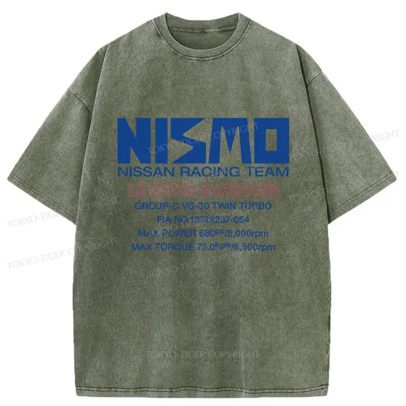 Tokyo-Tiger Nismo Logo Japanese Washed T-Shirt