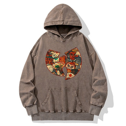 Tokyo-Tiger Wutang Clan Japanese Washed Hoodie