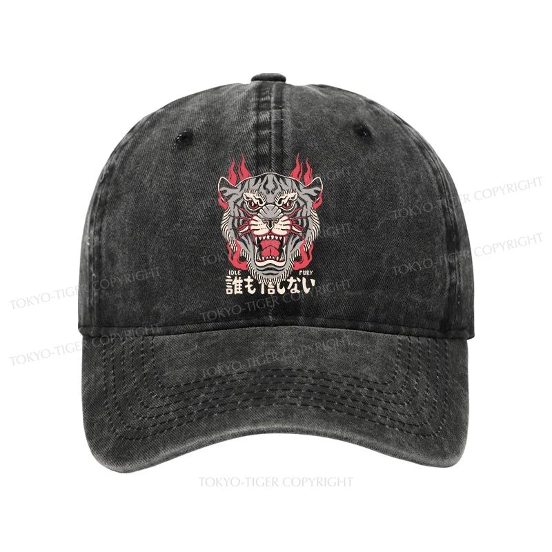 Tokyo-Tiger Retro Tiger Japanese Washed Cap