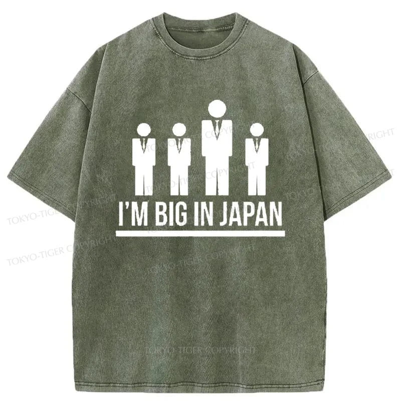 Tokyo-Tiger I'm Big In Japan Washed T-Shirt