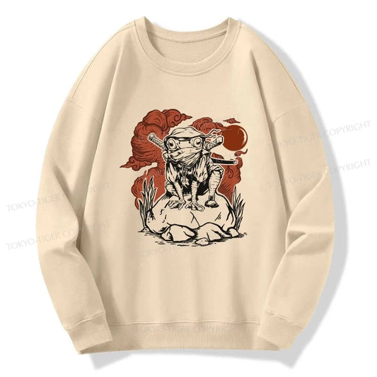 Tokyo-Tiger Ninja Frog Japanese Sweatshirt