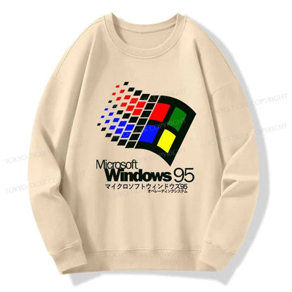 Tokyo-Tiger Windows 95 Logo Sweatshirt