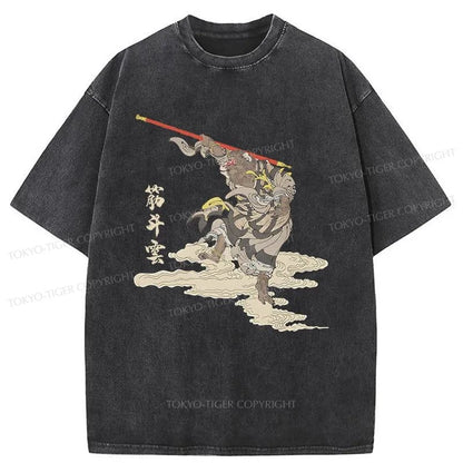 Tokyo-Tiger Great Sage Equalling Heaven Washed T-Shirt