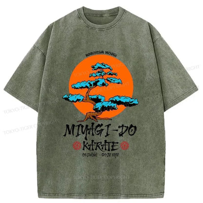 Tokyo-Tiger Miyagi-do Karate Japan Washed T-Shirt