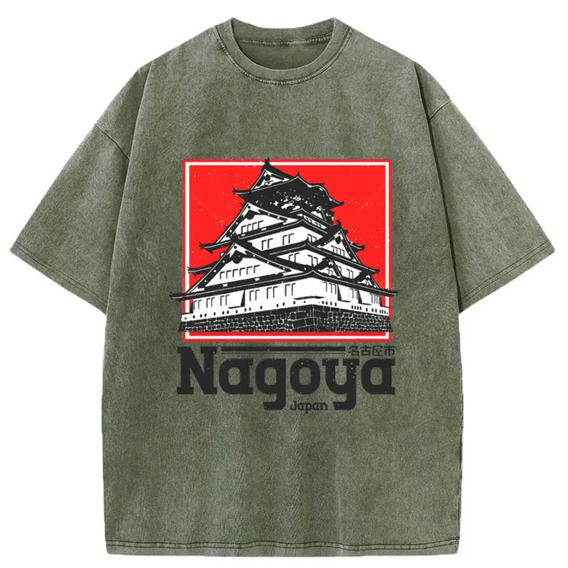 Tokyo-Tiger Nagoya Japan City Washed T-Shirt