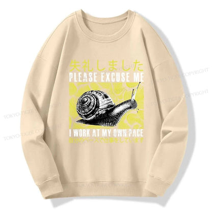 Tokyo-Tiger Snails That Work According To Their Own Rules Sweatshirt