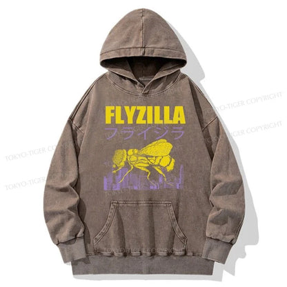 Tokyo-Tiger Giant Fly Japanese Washed Hoodie