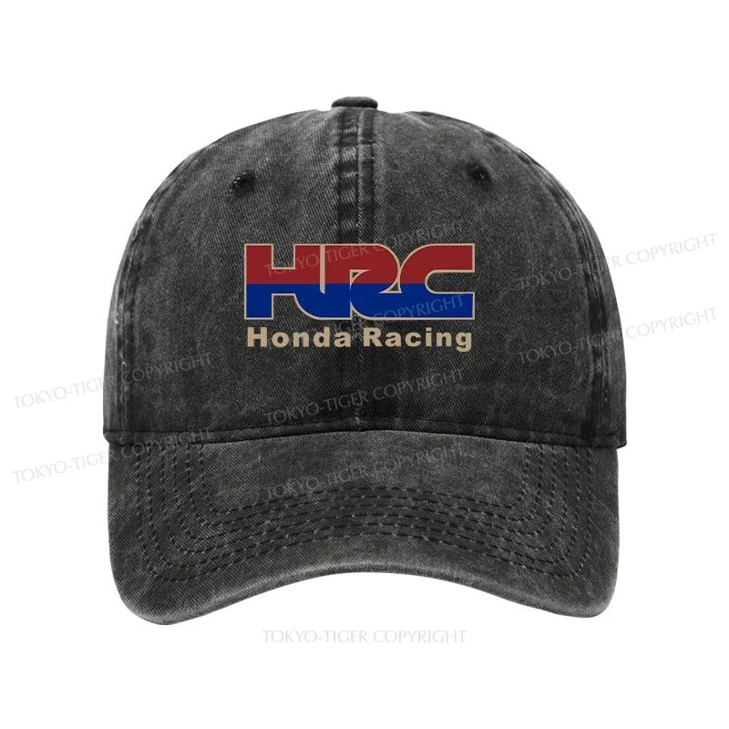 Tokyo-Tiger HRC Honda Racing Logo Japanese Washed Cap