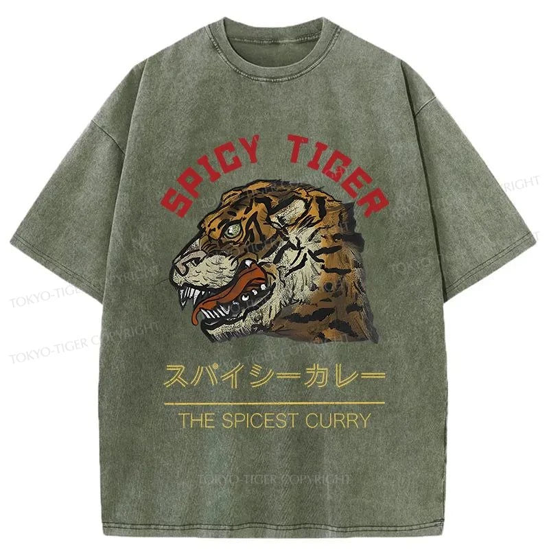 Tokyo-Tiger Spicy Tiger Japanese Washed T-Shirt