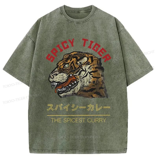 Tokyo-Tiger Spicy Tiger Japanese Washed T-Shirt