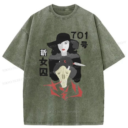 Tokyo-Tiger Female Prisoner Meiko Washed T-Shirt