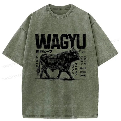 Tokyo-Tiger Kobe Wagyu Washed T-Shirt