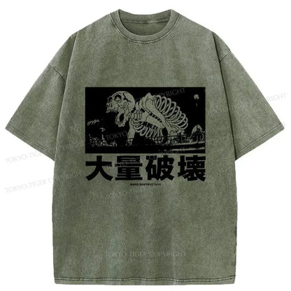 Tokyo-Tiger Mass Destruction Japan Washed T-Shirt