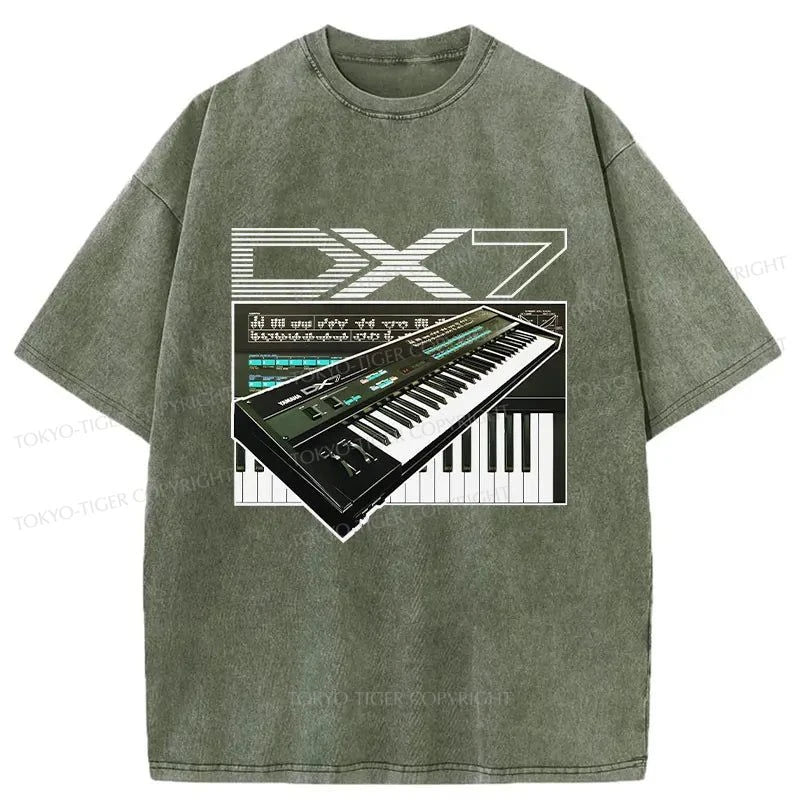 Tokyo-Tiger Yamaha DX7 Japan Washed T-Shirt