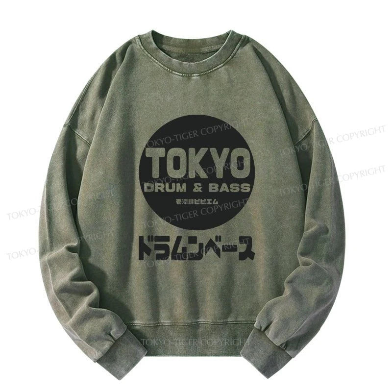 Tokyo-Tiger Tokyo DnB Japanese Washed Sweatshirt