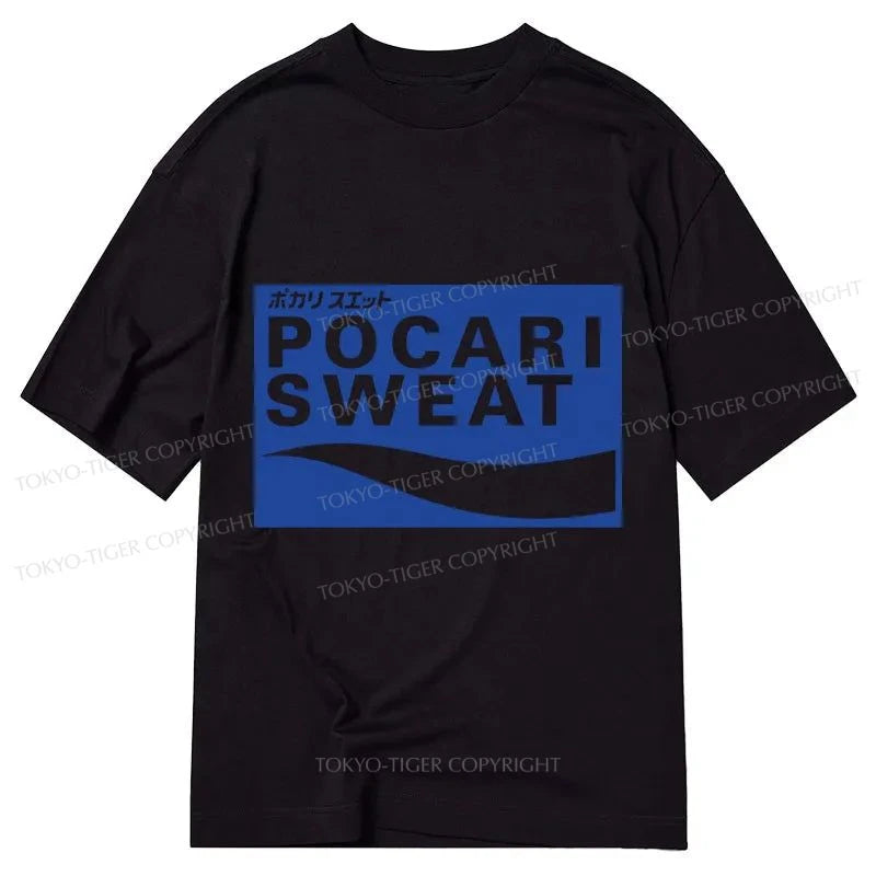 Tokyo-Tiger POCARI SWEAT Logo Classic T-Shirt