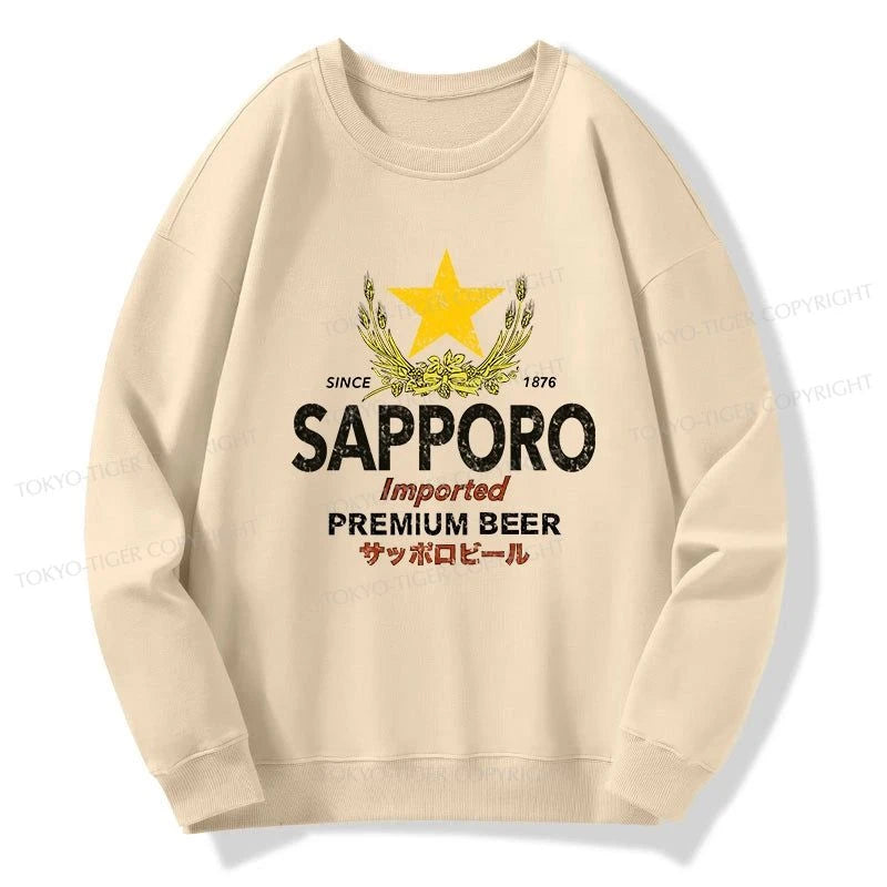 Tokyo-Tiger Sapporo Beer Star Japanese Sweatshirt