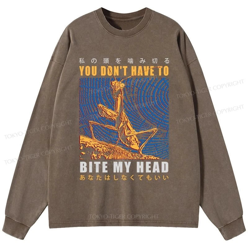 Tokyo-Tiger You Don't Have To Washed Long Sleeve T-Shirt