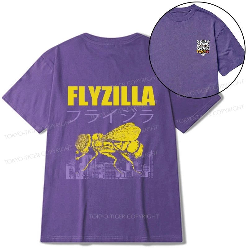 Tokyo-Tiger Giant Fly Japanese Front Back Classic T-Shirt