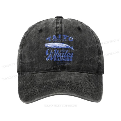 Tokyo-Tiger Japan Taiyo Whales Washed Cap